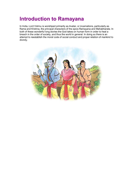 Introduction to Ramayana