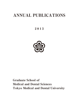 Annual Publications