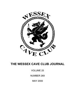 The Wessex Cave Club Journal