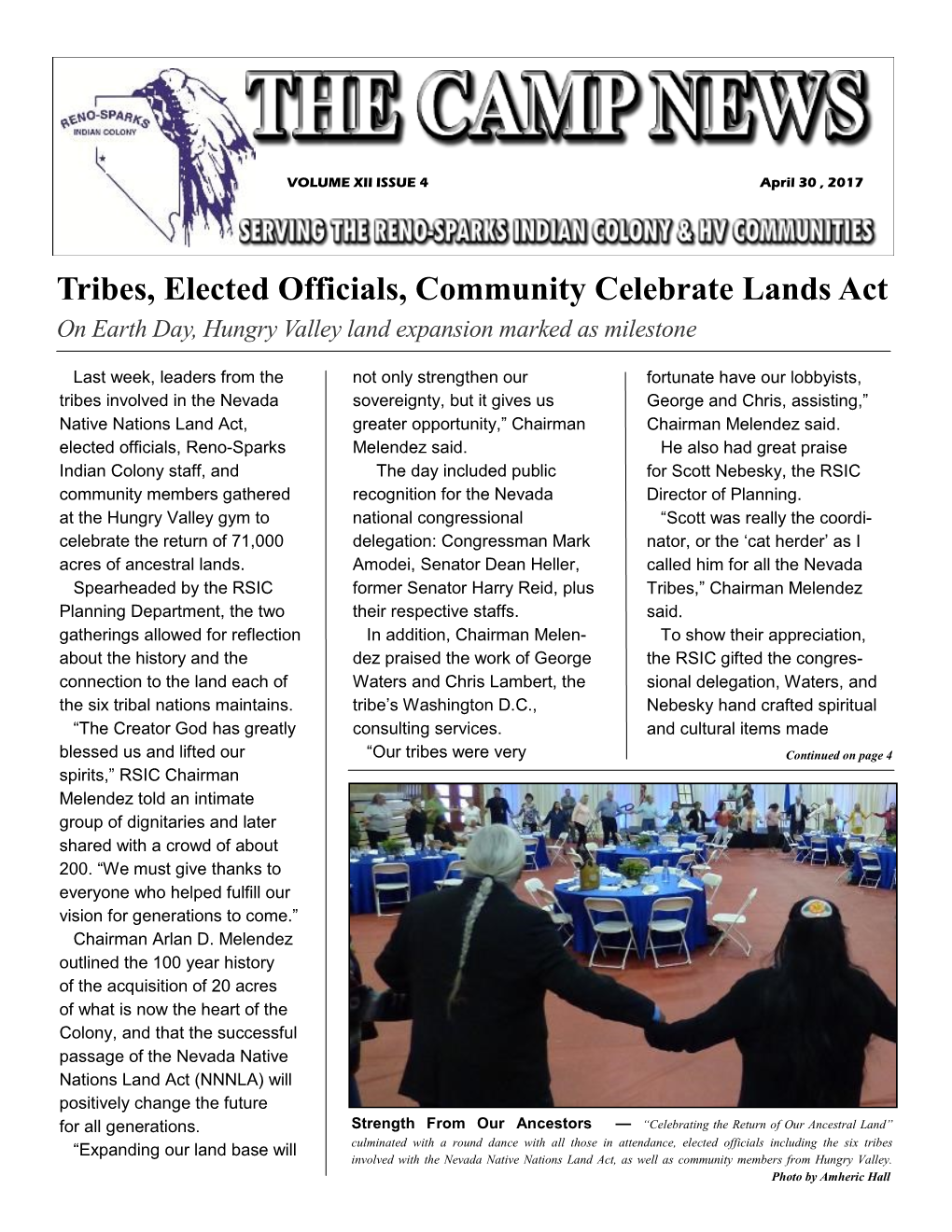 Tribes, Elected Officials, Community Celebrate Lands Act