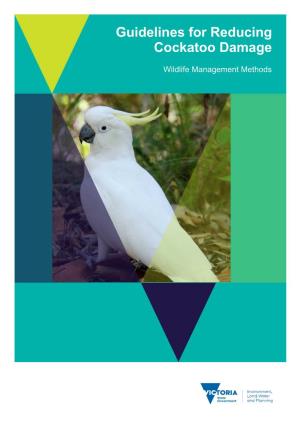 Guidelines for Reducing Cockatoo Damage(PDF, 973.6