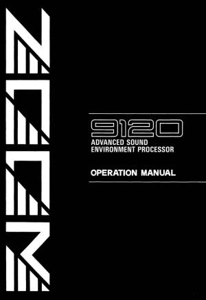 9120 Operation Manual (2 MB Pdf)