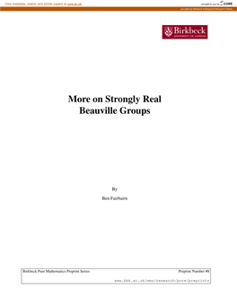 On Strongly Real Beauville Groups