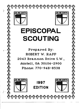 Episcopal Scouting -." ~ .~..~~-