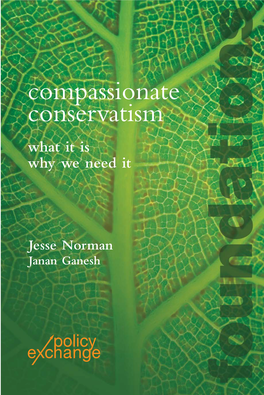 Compassionate Conservatism What It Is Why We Need It