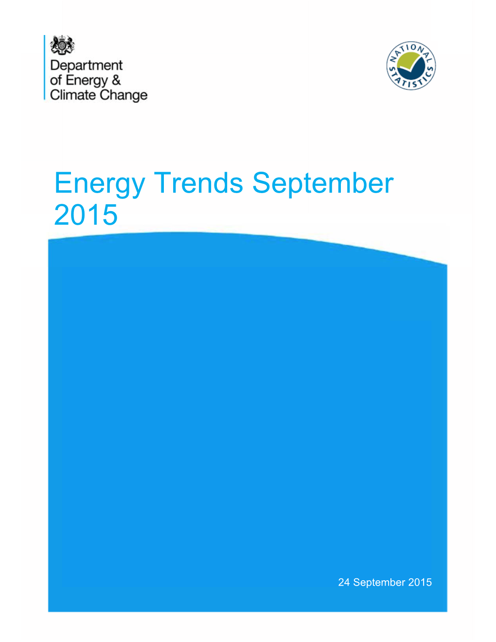 Energy Trends September 2015