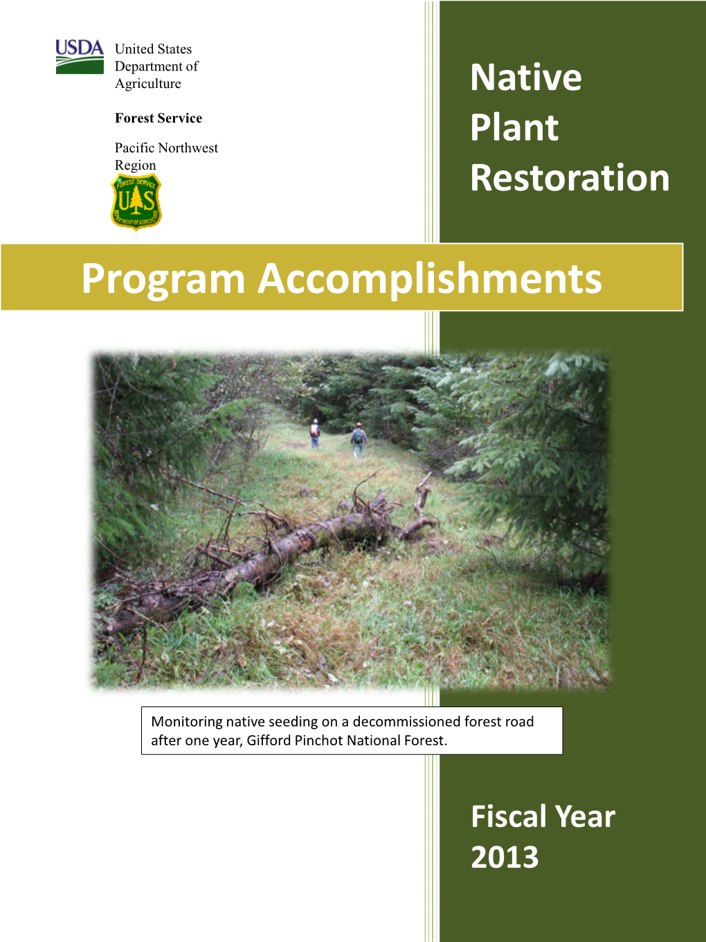 Native Plant Accomplishment Report FY 2012