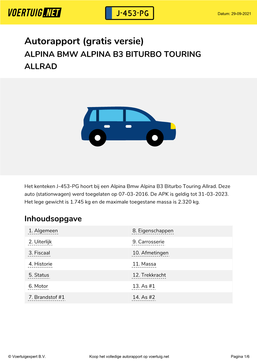 Alpina Bmw Alpina B3 Biturbo Touring Allrad