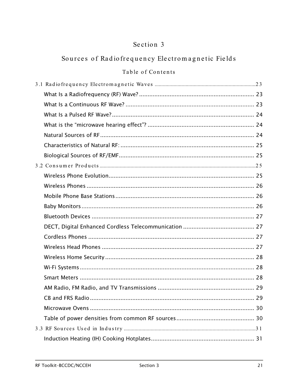 Section 3 Sources of Radiofrequency Electromagnetic Fields