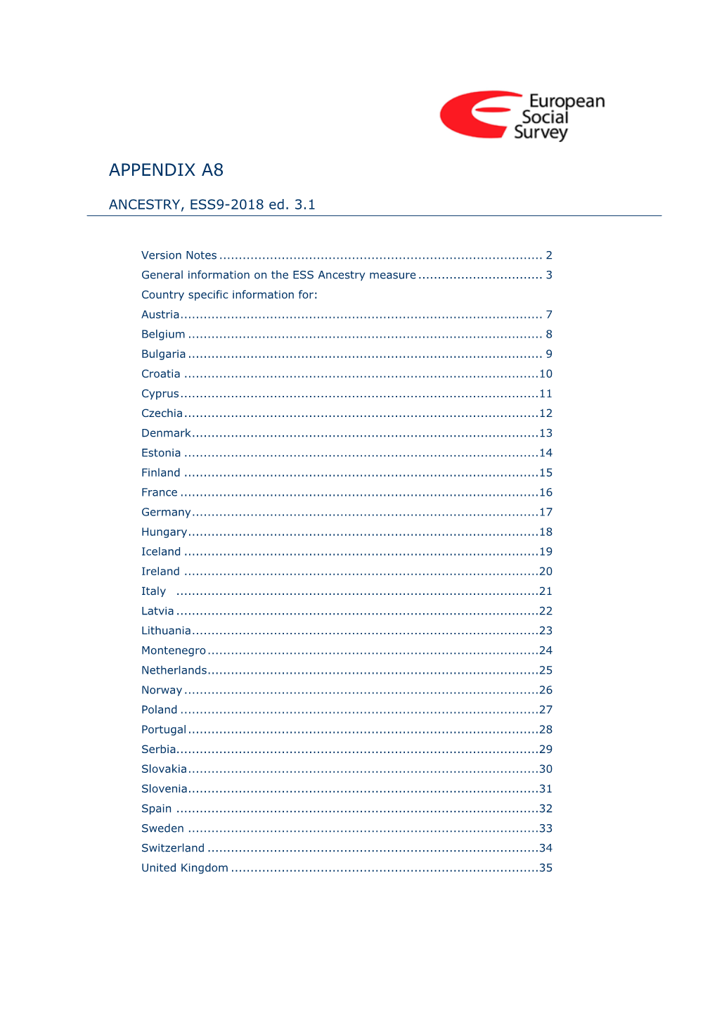 ESS9 Appendix A8 Ancestry Ed