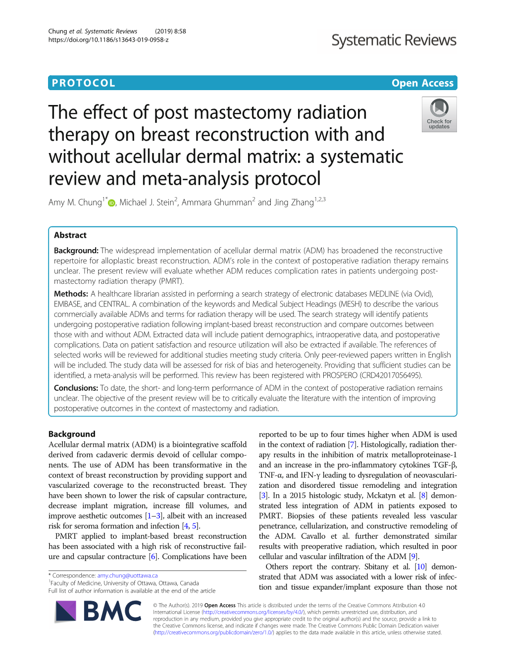 The Effect of Post Mastectomy Radiation Therapy on Breast