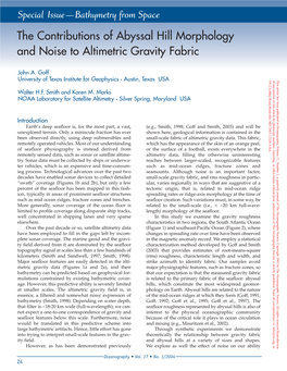 The Contributions of Abyssal Hill Morphology and Noise to Altimetric Gravity Fabric