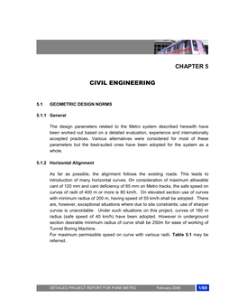 Chapter 5 Civil Engineering