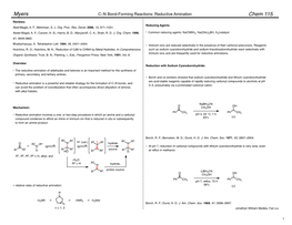 Reductive Amination Chem 115
