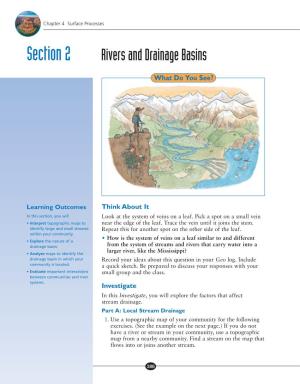 Section 2 Rivers and Drainage Basins