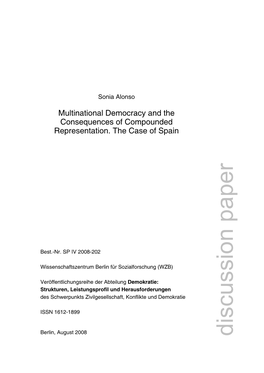 Multinational Democracy and the Consequences of Compounded Representation