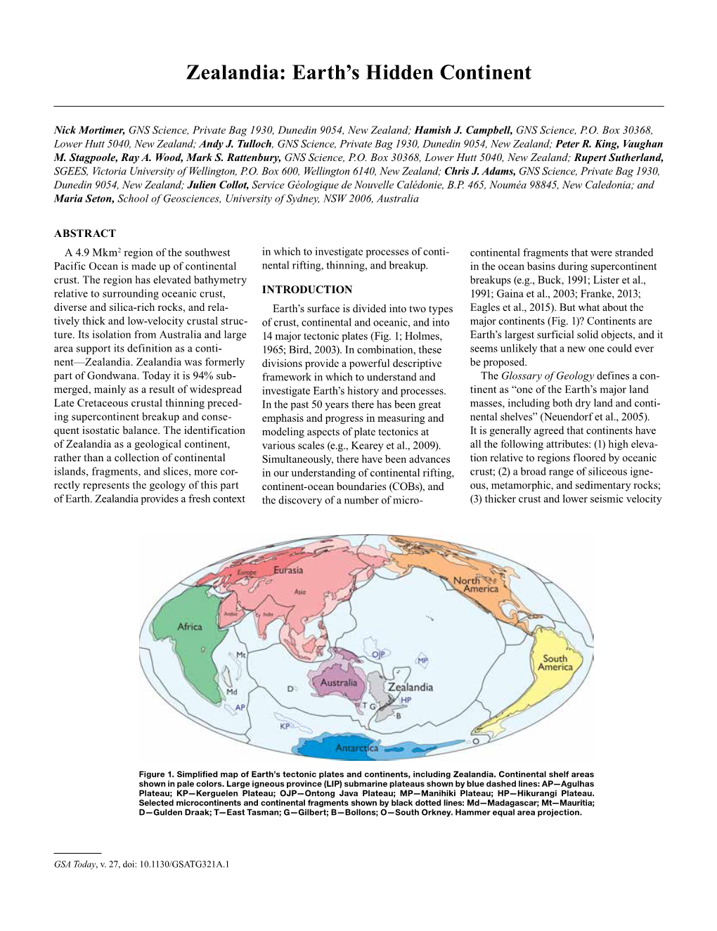 Zealandia: Earth’S Hidden Continent