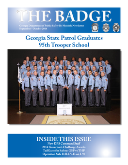 Georgia State Patrol Graduates 95Th Trooper School