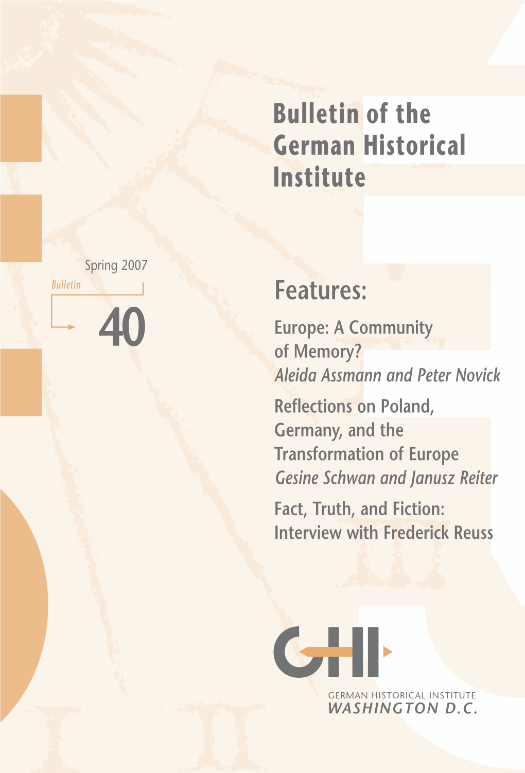 Bulletin of the German Historical Institute