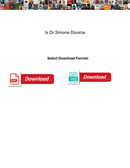 Is Dr Simone Divorce