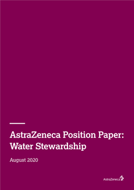 Water Stewardship Position Paper