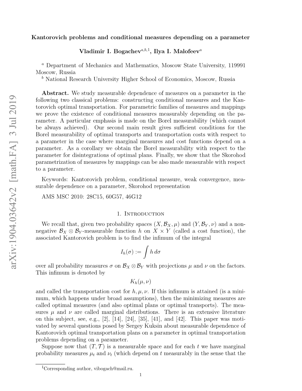 Arxiv:1904.03642V2