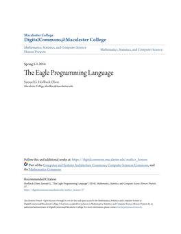 The Eagle Programming Language" (2016)