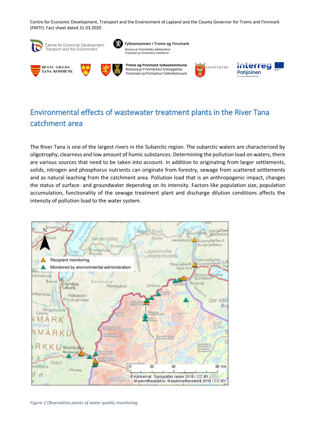 Environmental Effects of Wastewater Treatment Plants in the River Tana Catchment Area