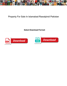 Property for Sale in Islamabad Rawalpindi Pakistan