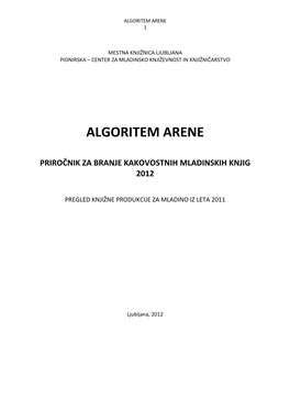 Algoritem Arene 1