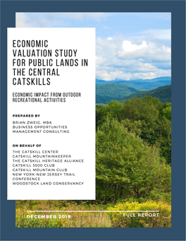 Catskills Economic Impact Report 12-1-19