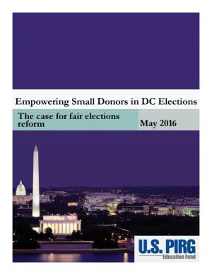 DC Small Donor Report.Indd