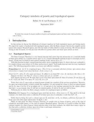 Category Numbers of Posets and Topological Spaces