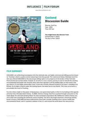 Gasland Discussion Guide