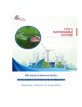 Department of Business & Sustainability