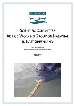 Ad Hoc Working Group on Narwhal in East Greenland