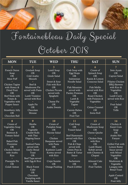 October 2018 Special of The