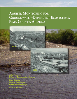 Aquifer Monitoring for Groundwater-Dependent Ecosystems, Pima County, Arizona