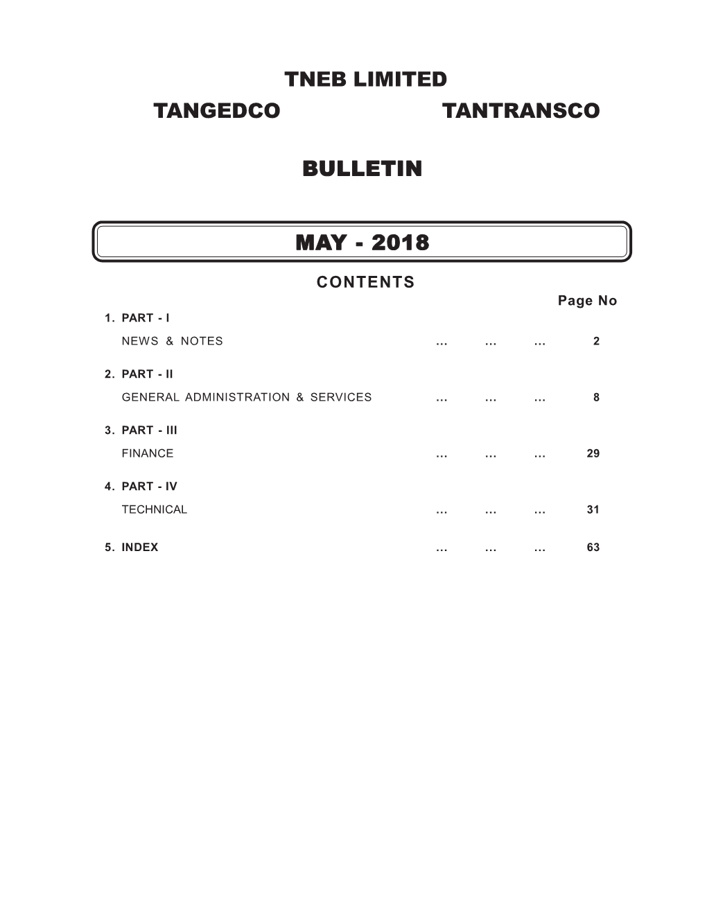 Tneb Limited Tangedco Tantransco Bulletin