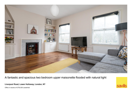A Fantastic and Spacious Two Bedroom Upper Maisonette Flooded with Natural Light