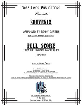 Souvenir Full Score