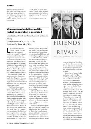 39 Mcnally Radice Friends and Rivals Review