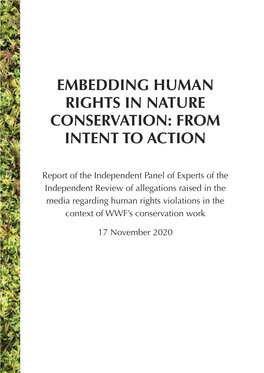Embedding Human Rights in Nature Conservation: from Intent to Action