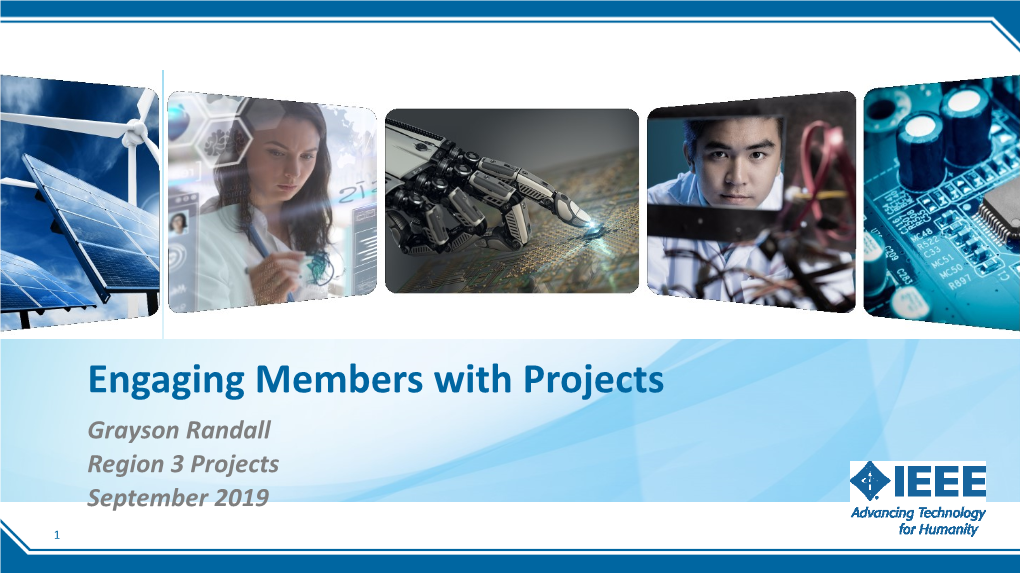 Engaging Members with Projects Slides