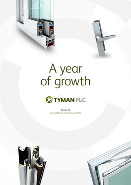 Tyman Plc Annual Report and Accounts 2016 Accounts and Report Annual