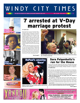 7 Arrested at V-Day Marriage Protest