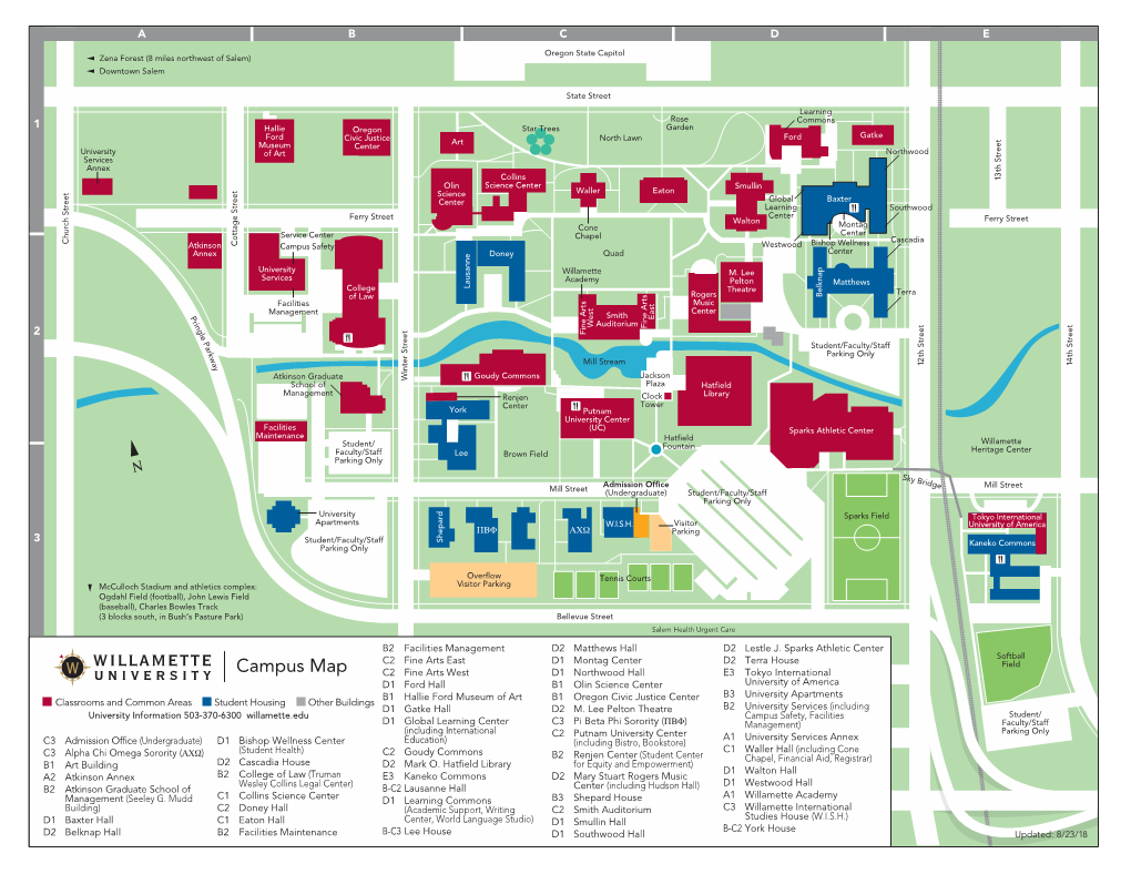 WU Campus Map (Pdf)