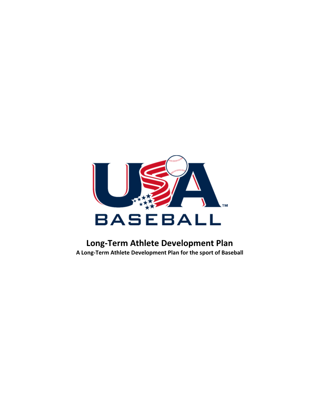 USA Baseball's Long-Term Athlete Development