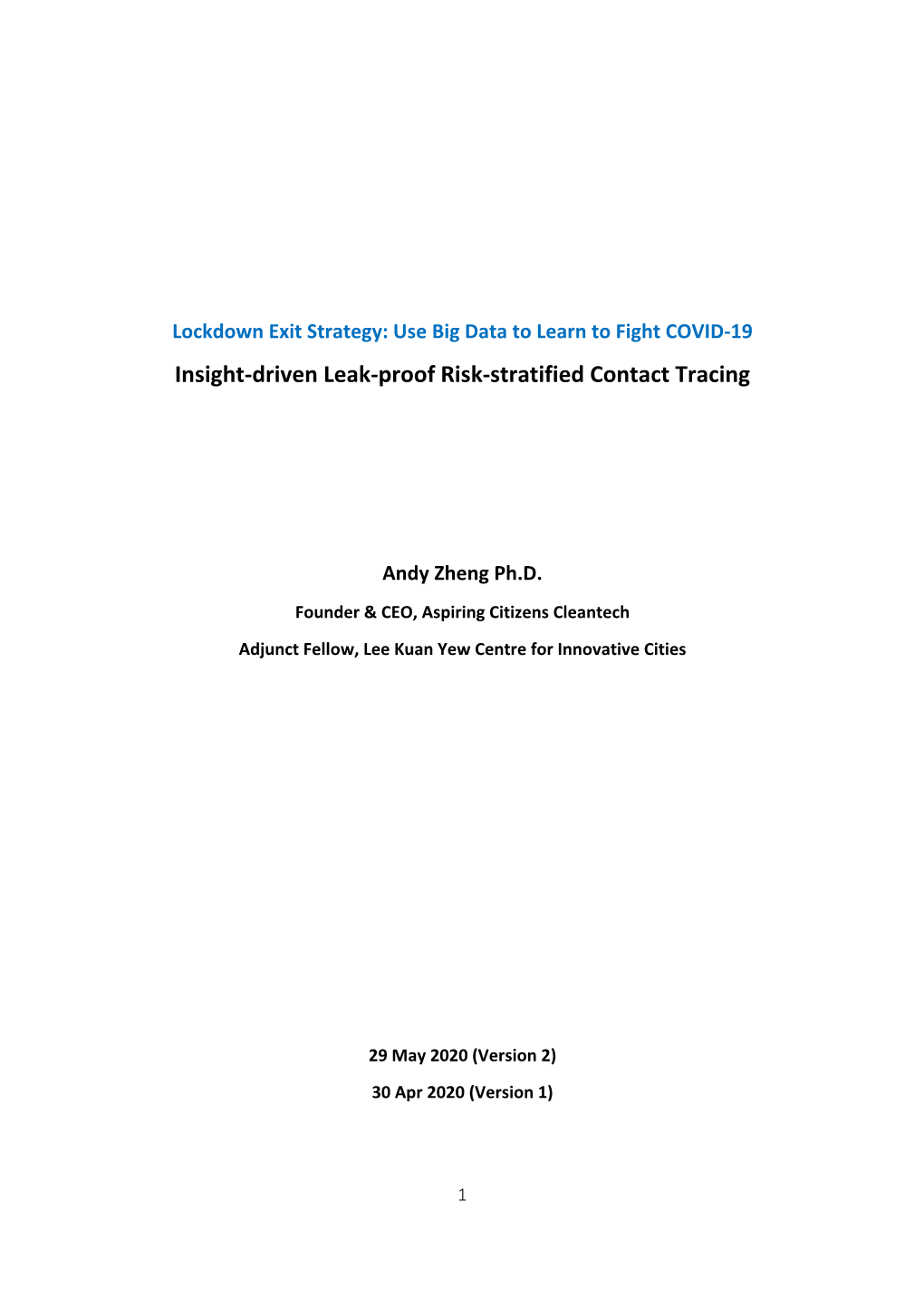 Insight-Driven Leak-Proof Risk-Stratified Contact Tracing
