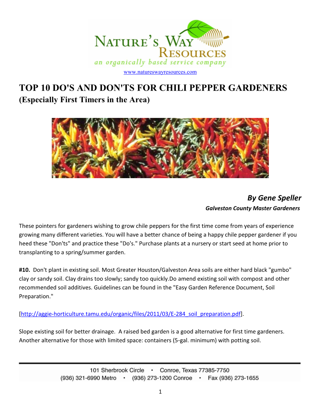 TOP 10 DO's and DON'ts for CHILI PEPPER GARDENERS (Especially First Timers in the Area)